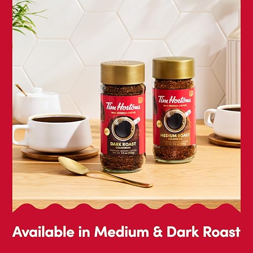 Tim Hortons Original Blend Instant Coffee - 100% Arabica Medium Roast, 3.5oz