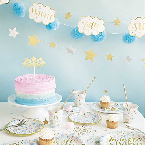 Twinkle Little Star Luncheon Napkins - 16 Pack, 6.5" x 6.5"