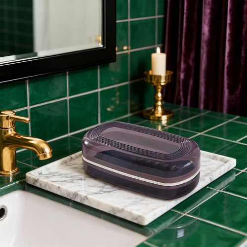 Large Travel Shampoo Bar Holder with Drainage Layer