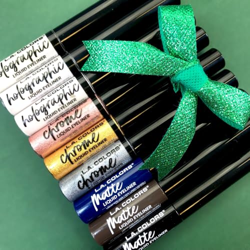 L.A. Colors Chrome Liquid Eyeliner Liquid Gold CLE804 Waterproof