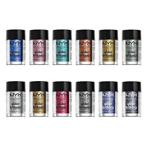 NYX Professional Makeup Face and Body Glitter, Gold