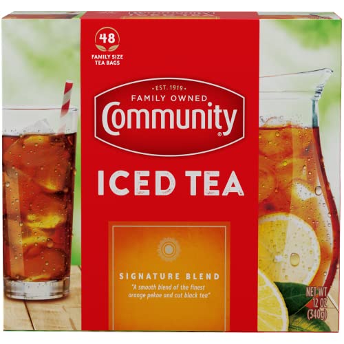 Community Coffee Signature Iced Tea - 48 Family Size Tea Bags