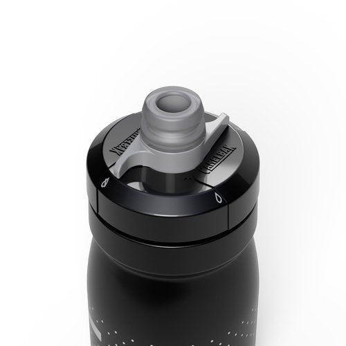CamelBak Podium Bike Water Bottle 15oz – Lightweight Squeeze Bottle with High Flow Cap, Black