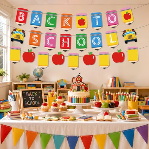 Back to School Banner Set - Welcome Classroom Decorations