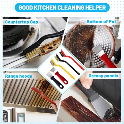 15-Piece Crevice Cleaning Brush Set for Deep Cleaning Gaps
