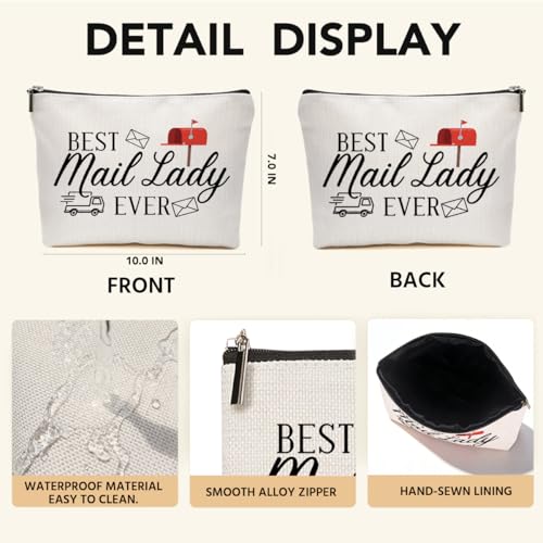 Mail Carrier Makeup Bag Postal Worker Gift Travel Organizer Pouch