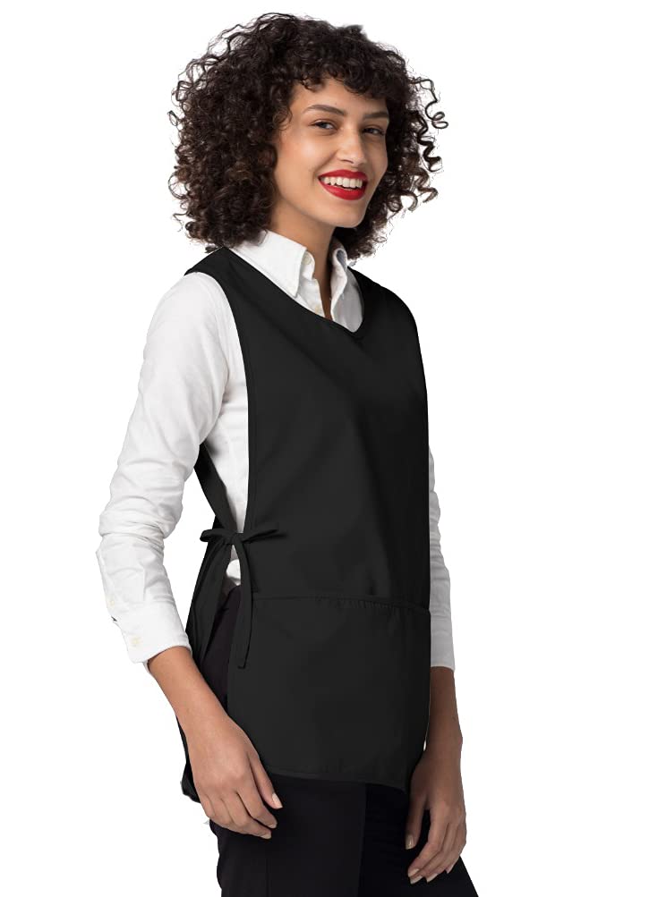 Adar Universal Cobbler Apron 6 Pack - Unisex Cobbler Apron - 7026 - BLK - R