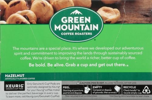 Green Mountain Hazelnut Light Roast K-Cup Pods - 12 Count