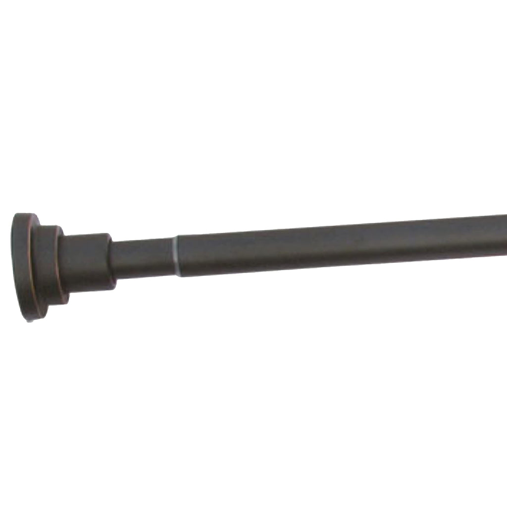 Design House 560920 Classic Adjustable 42 to 72-inch Shower Rod for Bathroom in Oil Rubbed Bronze