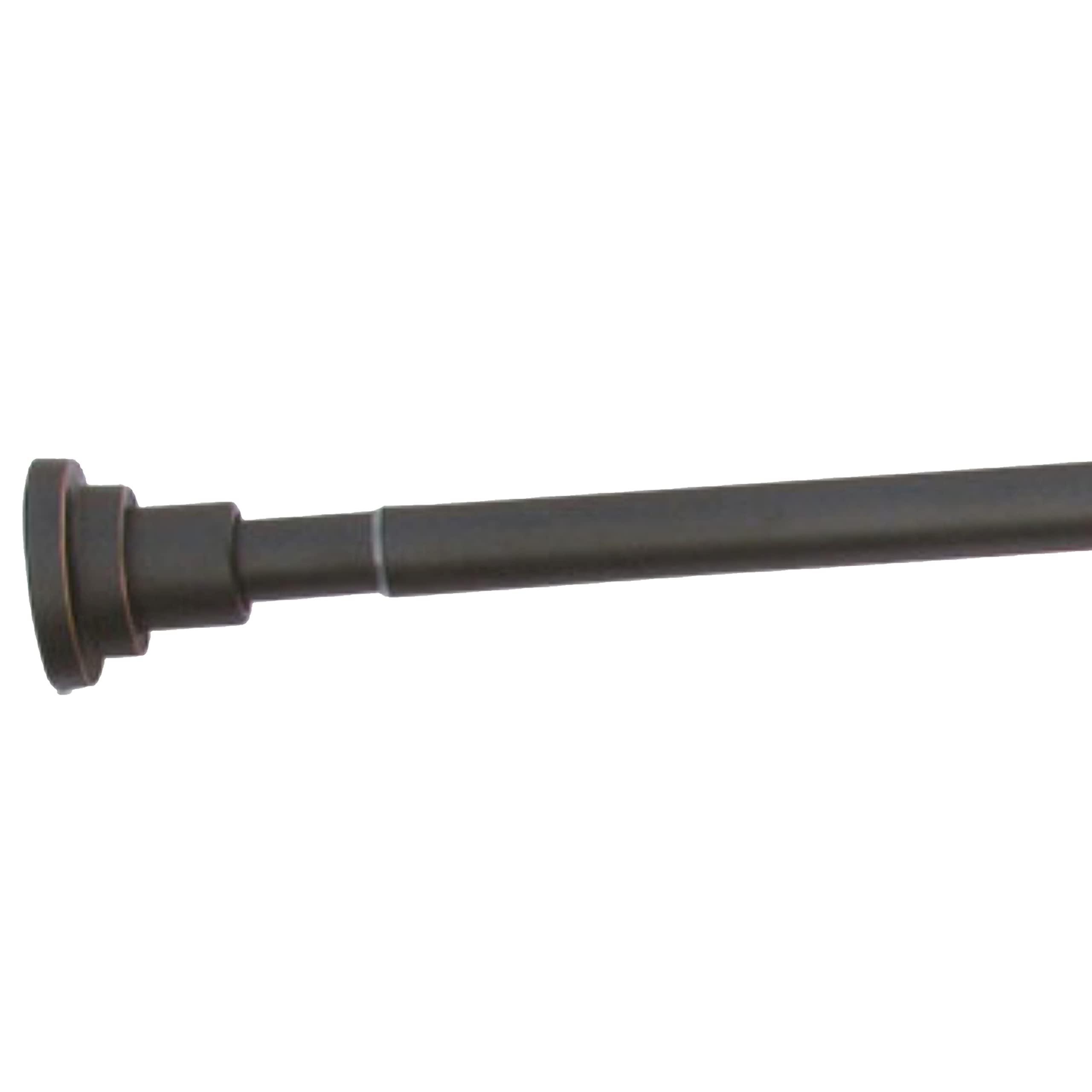 Design House 560920 Classic Adjustable 42 to 72-inch Shower Rod for Bathroom in Oil Rubbed Bronze