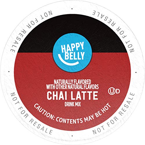 Happy Belly Chai Latte Pods for 2.0 K-Cup Brewers, 24 Count