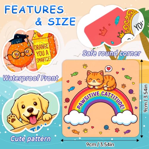 160PCS Encouragement Cards for Kids - Motivational Lunch Box Notes