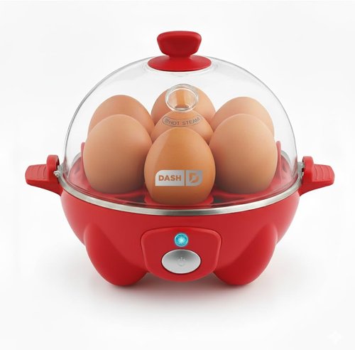 DASH Rapid Egg Cooker - 7 Egg Capacity Electric Cooker for Hard Boiled, Poached & Scrambled Eggs