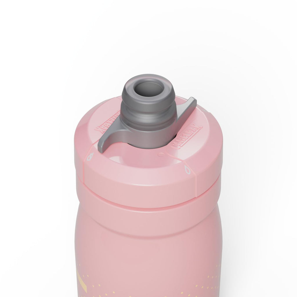 CamelBak Podium Bike Water Bottle 15oz – Lightweight Squeeze Bottle with High Flow Cap, Coral Sunset