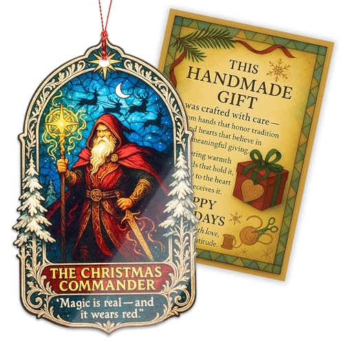Funny Book Lover Christmas Ornament 2025 - Santa Decoration
