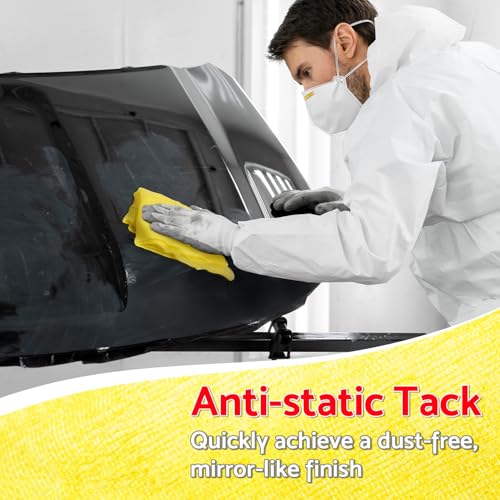 Heavy Duty Tack Cloths for Woodworking & Auto Prep - 6 Pack