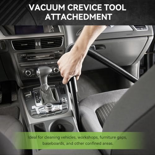 1-1/4" Shop Vacuum Crevice Tool Attachment - 2 Pack for Tight Spaces