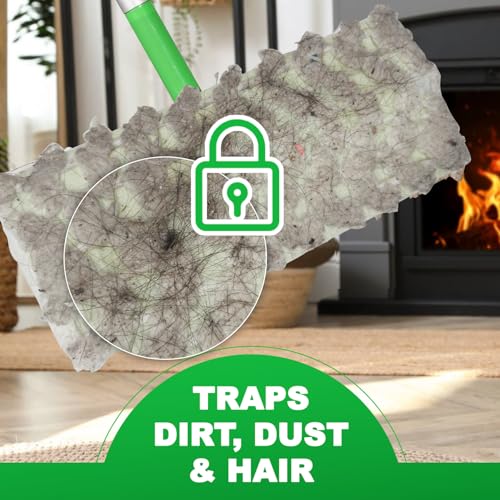 Vowanop Heavy-Duty Dry Cloths for Swiffer Mop - 30 Count