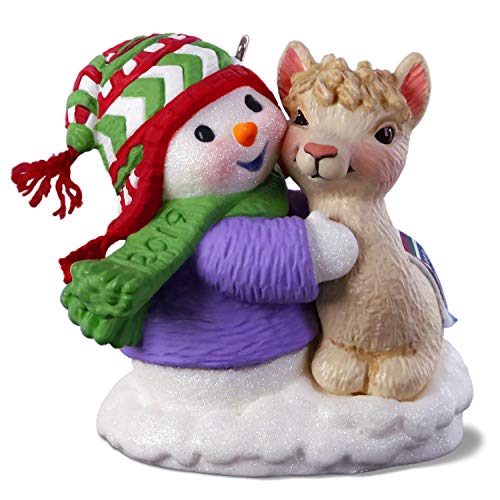 Snow Buddies Christmas Ornament 2019 Snowman & Llama Holiday Decor