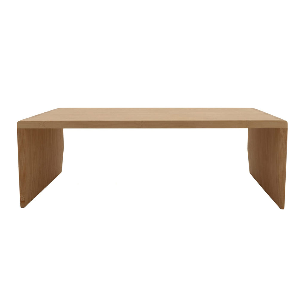 G.E.T. BAMRISERS12 Bamboo Tier Display Riser for Collectibles, Large (Set of 2)
