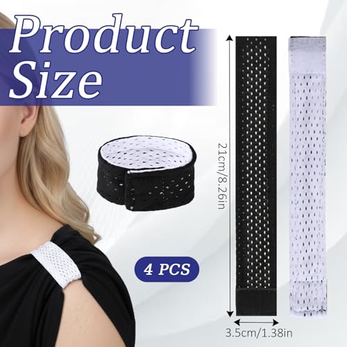 Adjustable Softball Sleeve Holders & Jersey Bands - 4 Pack