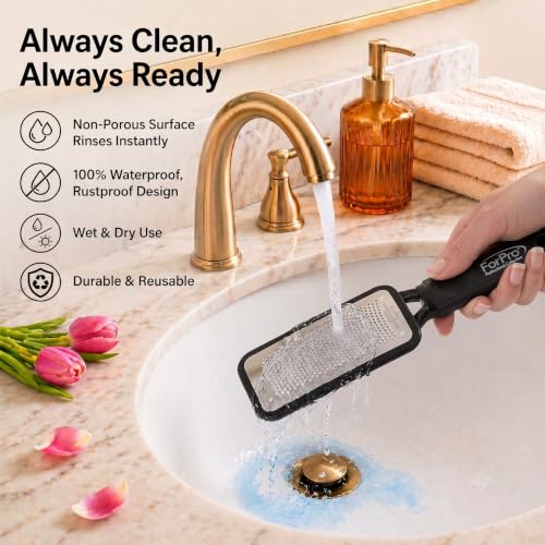 ForPro Professional Stainless Steel Foot Rasp & Callus Remover