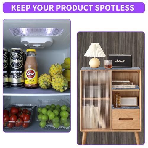 Non-Slip EVA Shelf Liner for Kitchen Cabinets & Drawers, 11.8" W x 59" L