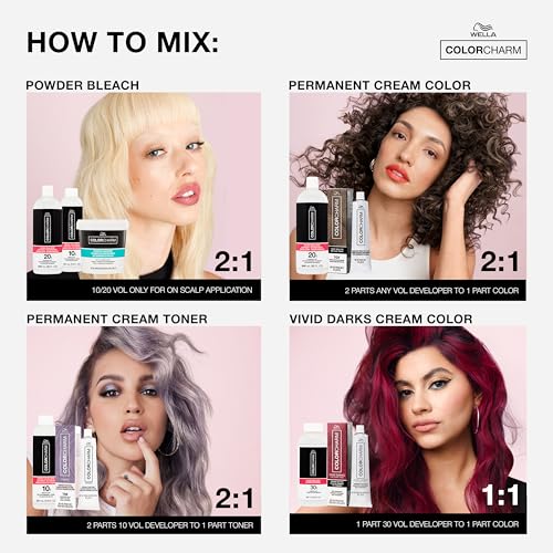 COLORCHARM Cream Hair Color Developer 20 Volume Vegan