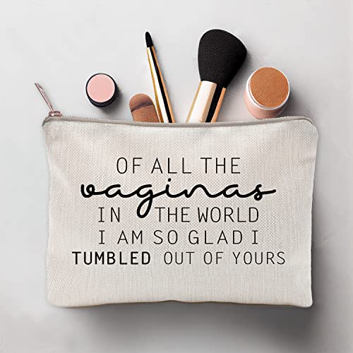 Funny Mother's Day Makeup Bag Gift from Daughter and Son