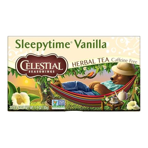 Sleepytime Vanilla Herbal Tea by Celestial Seasonings - 20 Bags