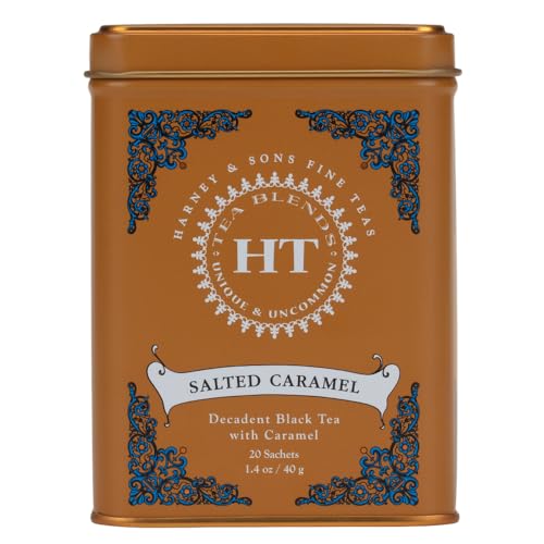 Harney & Sons Salted Caramel Black Tea - 20 Sachets in Tin
