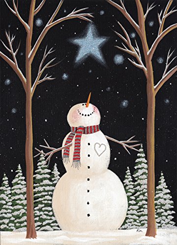 Snowman Christmas Card Set with Glitter Accents, 14 Pack