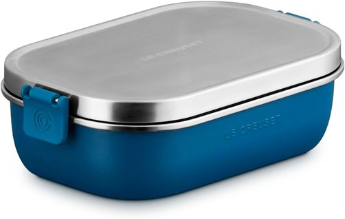 Le Creuset Stainless Steel Lunch Box - 30 oz. | Stylish Deep Teal Design for On-the-Go Meals