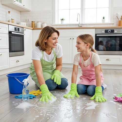 Abeillo Microfiber Cleaning Gloves for Dusting Plants & Home