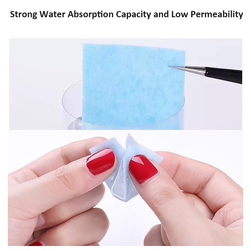 DRHAHA 630Pcs Lint Free Nail Wipes - Absorbent Gel Polish Remover Pads