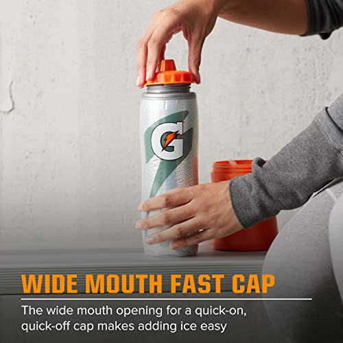 Gatorade Insulated Squeeze Bottle - Silver, 30.1 Oz