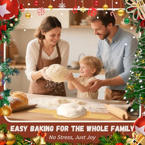 Unbleached Parchment Paper for Sourdough Baking, 8" Round, 50 Sheets with Long Handles