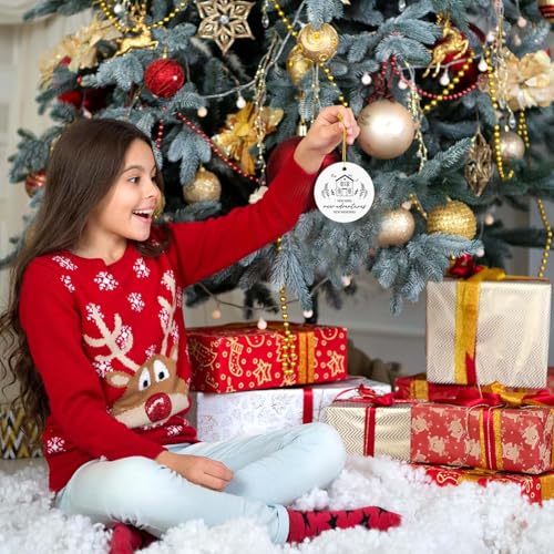 Holiday & Housewarming Ceramic Ornament - New Home First House Gift