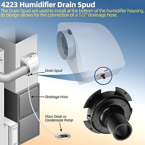 4223 Drain Spud Replacement for Aprilaire 500 and 600 Series Humidifiers
