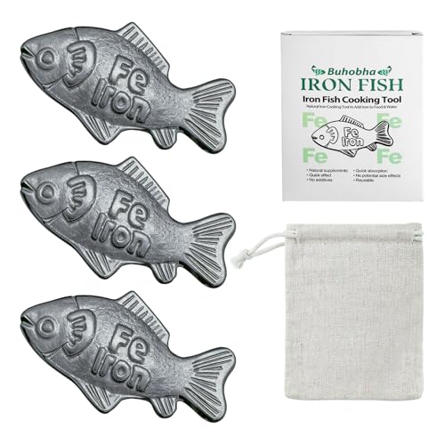 Iron Fish Cooking Tool Set - Natural Iron Supplement for Family Health