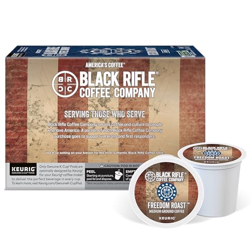 Black Rifle Coffee Freedom Blend Medium Roast K-Cup Pods (12 Count)