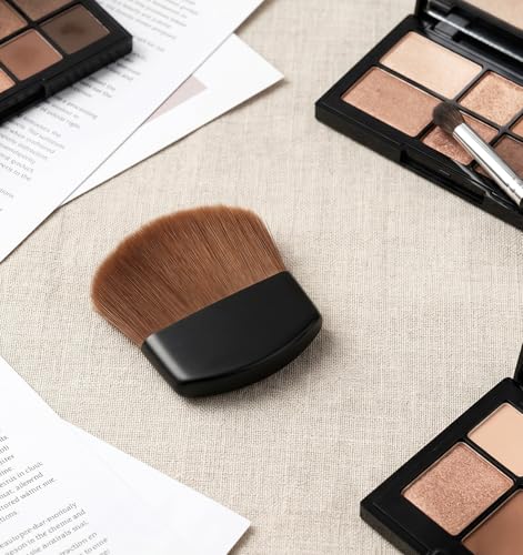 FRCTLNKG 10 Pcs Small Blush Brush Set - Soft Travel Makeup Brushes