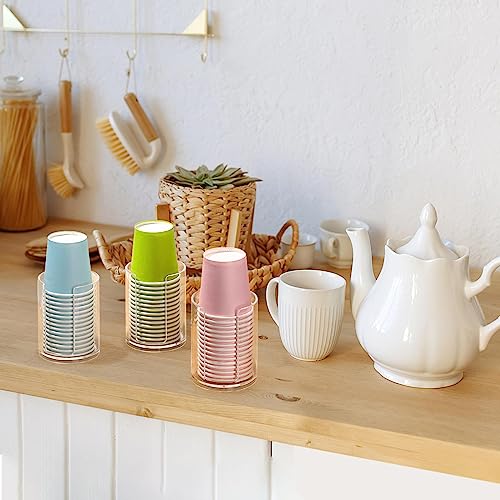 3 Pack Bathroom Cup Dispenser for 3 oz Mouthwash Cups