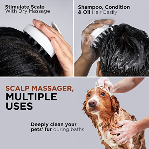 FURR Scalp Massager Shampoo Brush for Hair Growth and Stress Relief