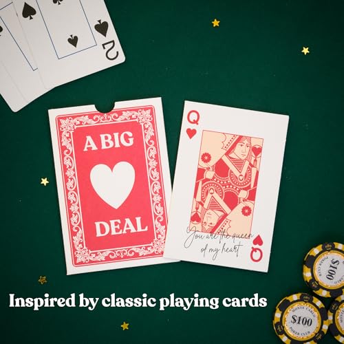 Romantic Poker-Themed Love Card - You're The Queen of My Heart
