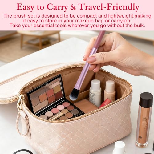 Precision Setting Brush – Ultra Plush Vegan Makeup Brush for Powders & Highlighters