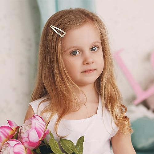 Sightor 10 Pcs Double Grip Metal Snap Hair Clips & Barrettes