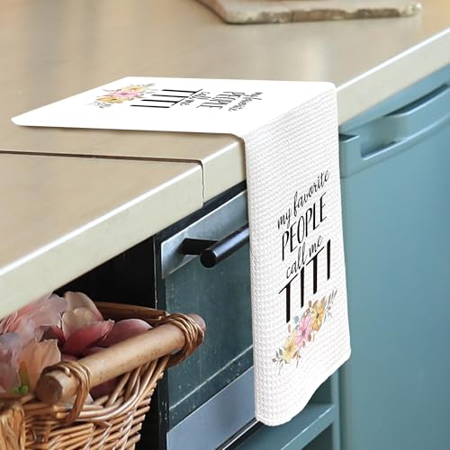 Rustic Kitchen Towels - Decorative Absorbent Hand Towels 16x24