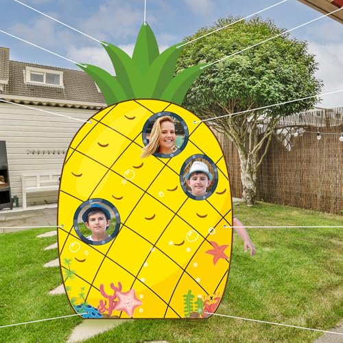 Large Pineapple Photo Booth Backdrop for Summer Parties