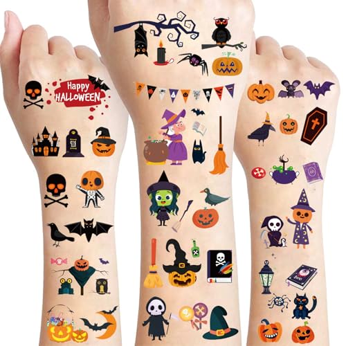Felico 360PCS Halloween Temporary Tattoos for Kids and Adults